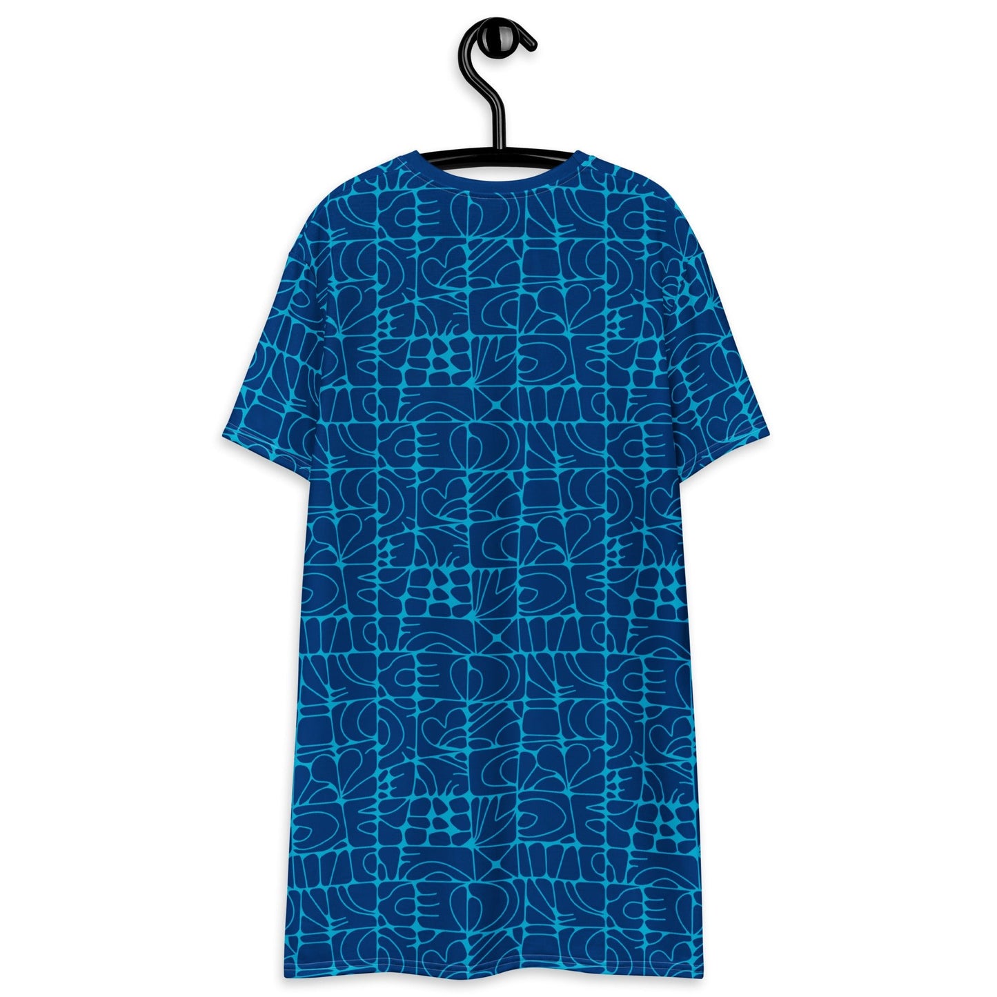 STONE SPIRIT blue - T-Shirt Dress - SHALMIAK