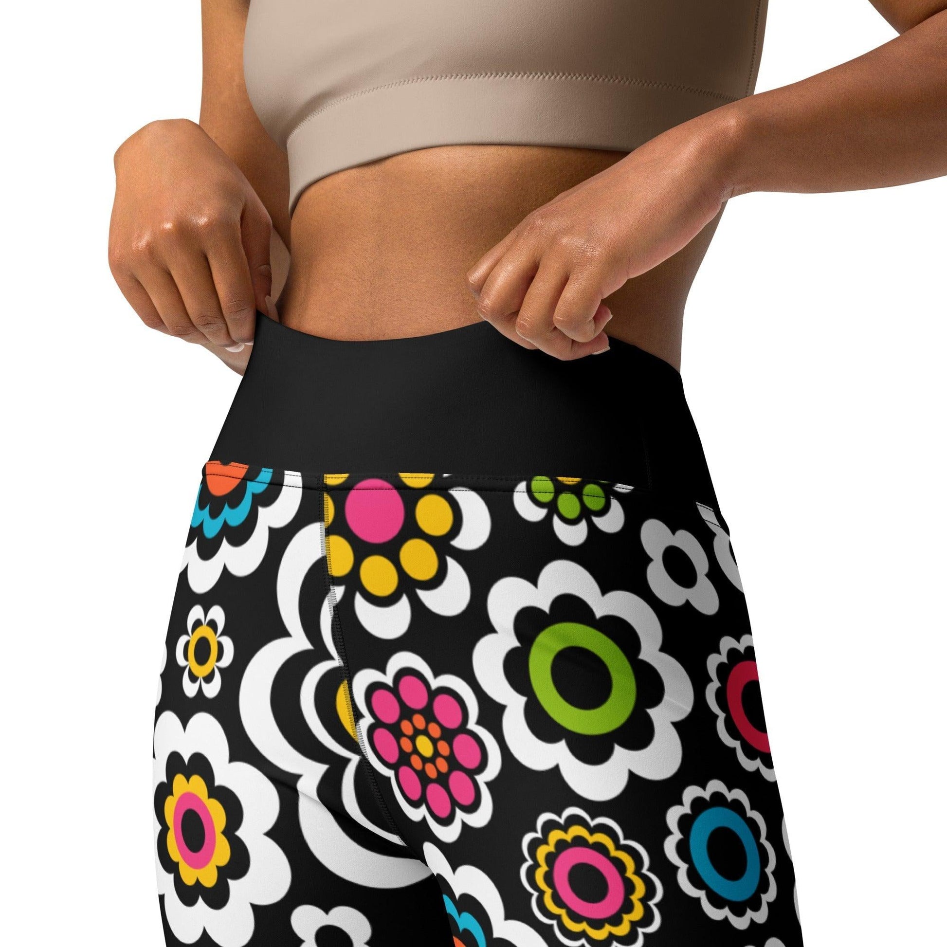 SUGAR BLOOM - 2 - Yoga Leggings - SHALMIAK
