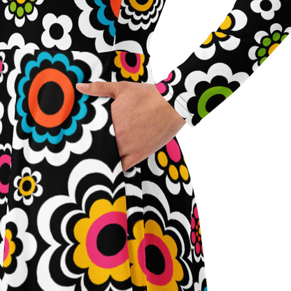 SUGAR BLOOM - Midi Dress With Pockets - SHALMIAK