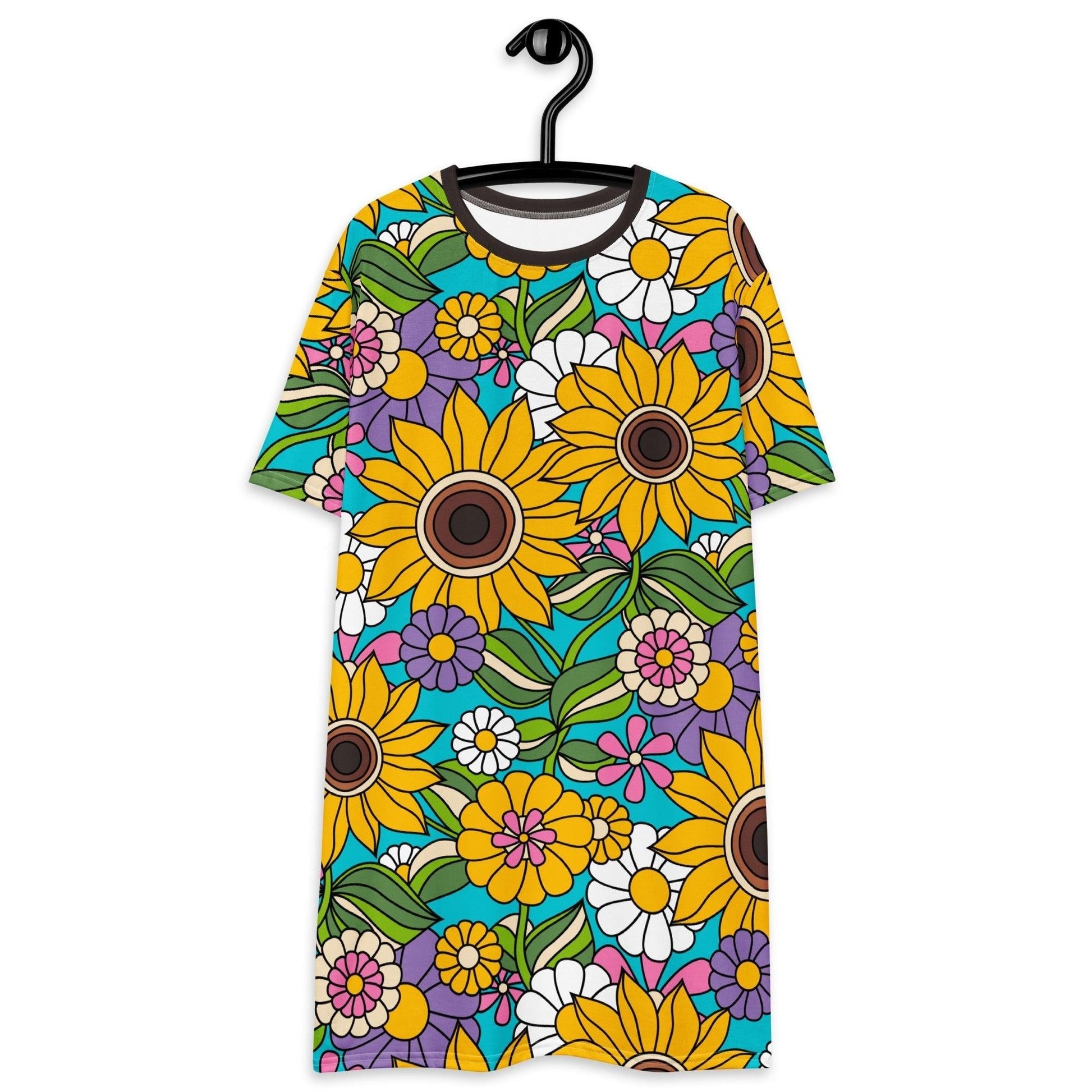 SUNDANCE turquoise - T-Shirt Dress - SHALMIAK