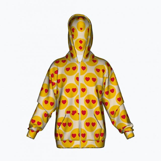 SUPERHAPPY light - Cotton Zipper Hoodie - SHALMIAK