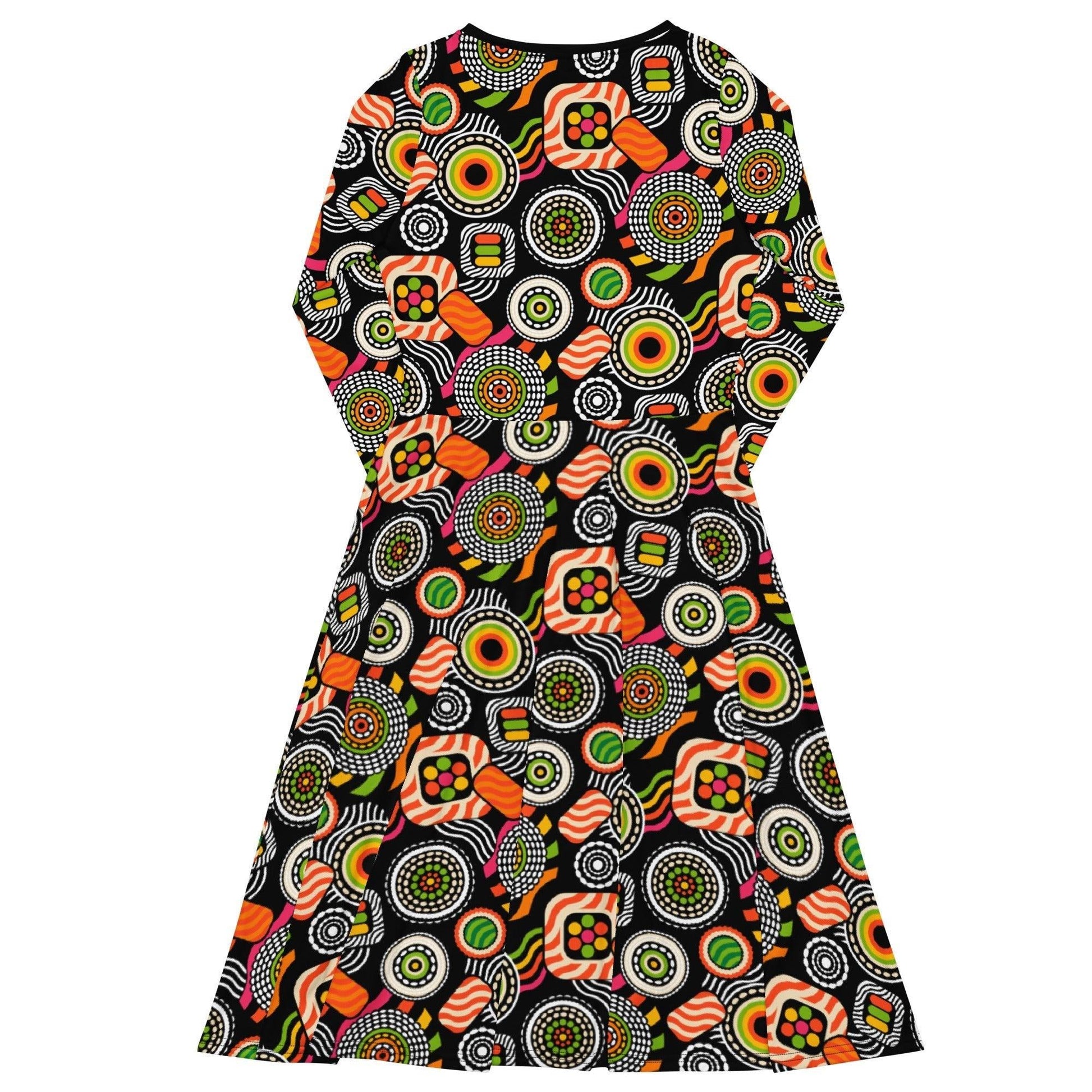 SUSHIPOPS - Midi Dress With Pockets - SHALMIAK