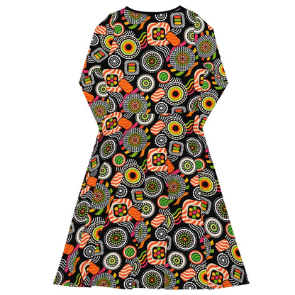 SUSHIPOPS - Midi Dress With Pockets - SHALMIAK