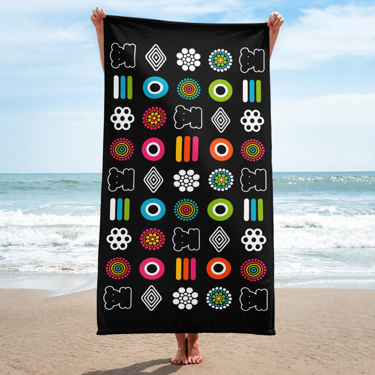 SWEET CANDY - Towel - Colorful Candy Print