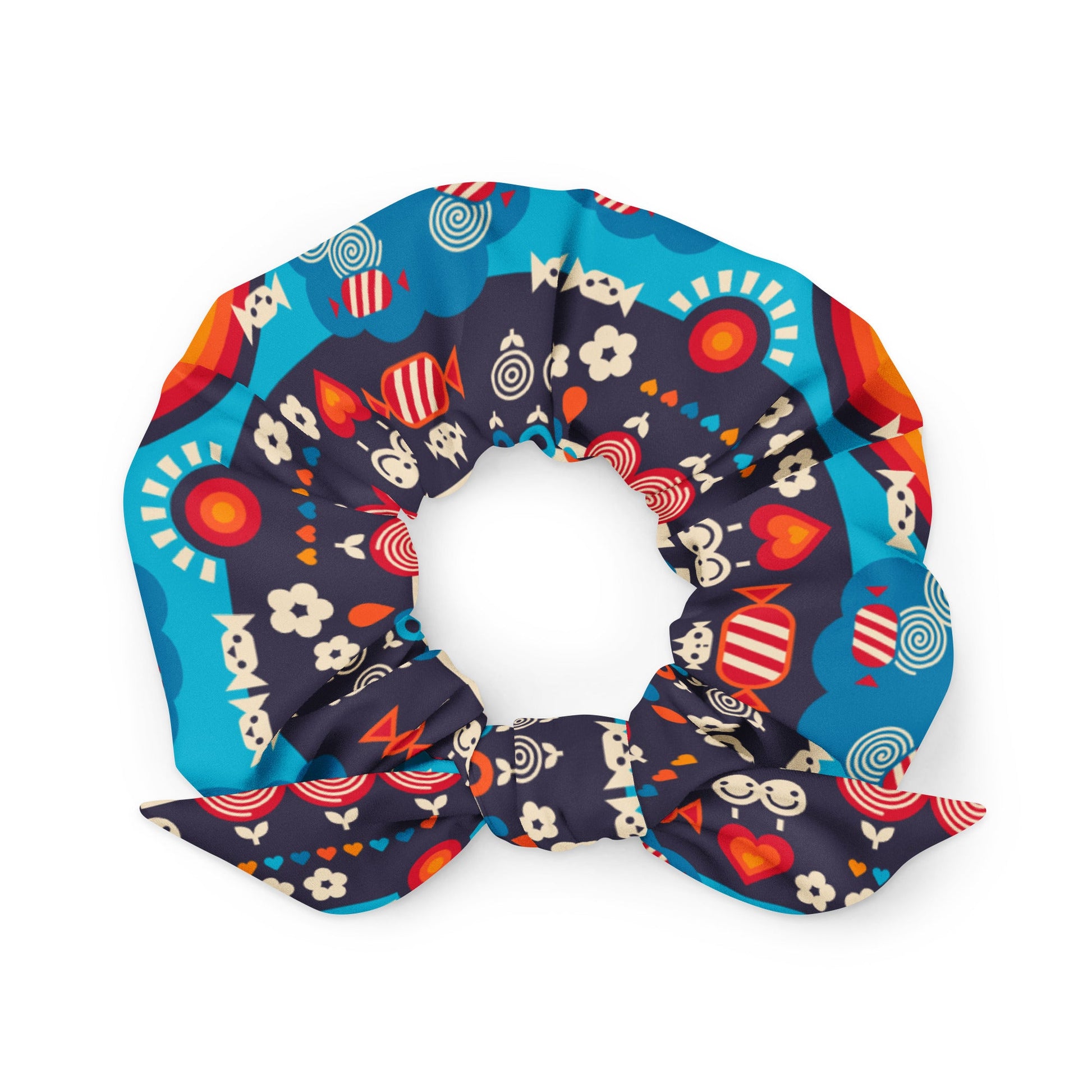 SWEET DAYS blue - Scrunchie - SHALMIAK