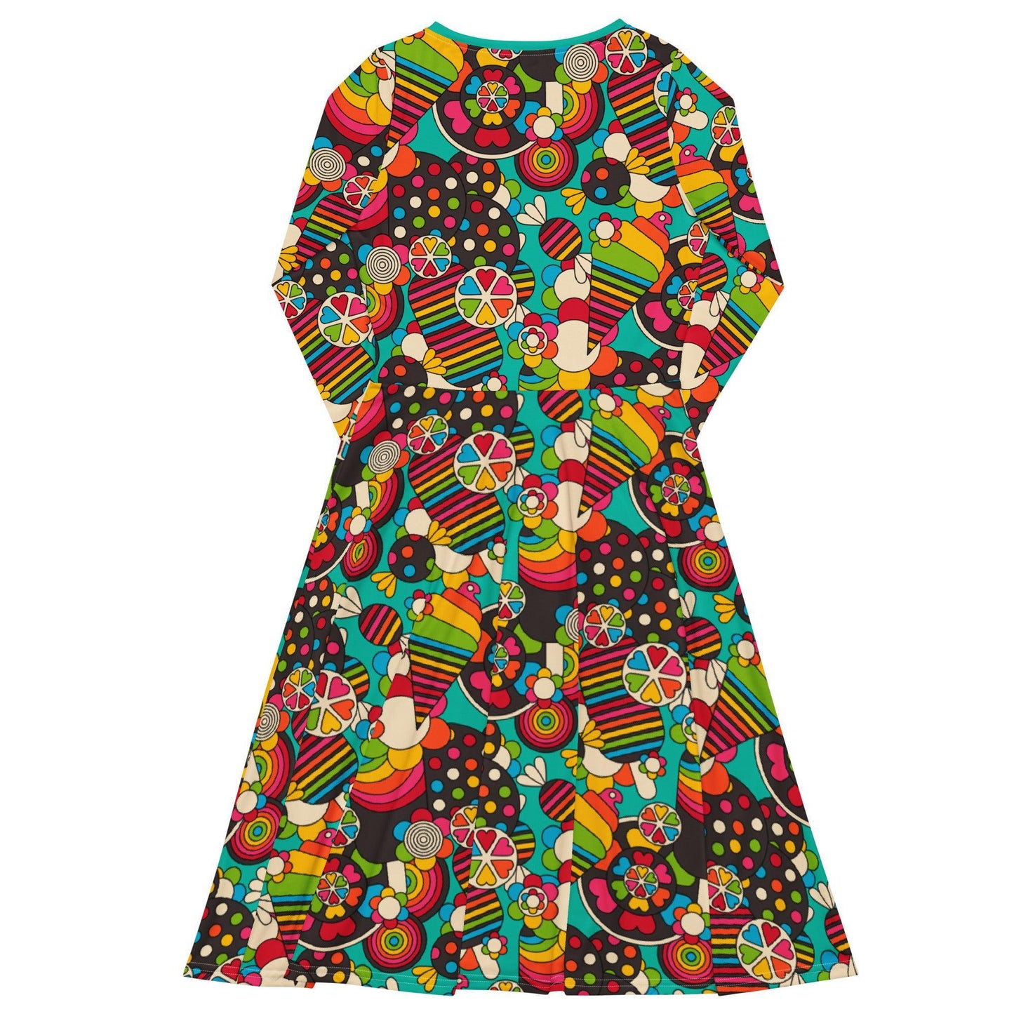 SWEET FREAK mint - Midi Dress With Pockets - SHALMIAK