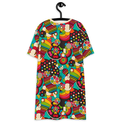 SWEET FREAK mint - T-Shirt Dress - SHALMIAK