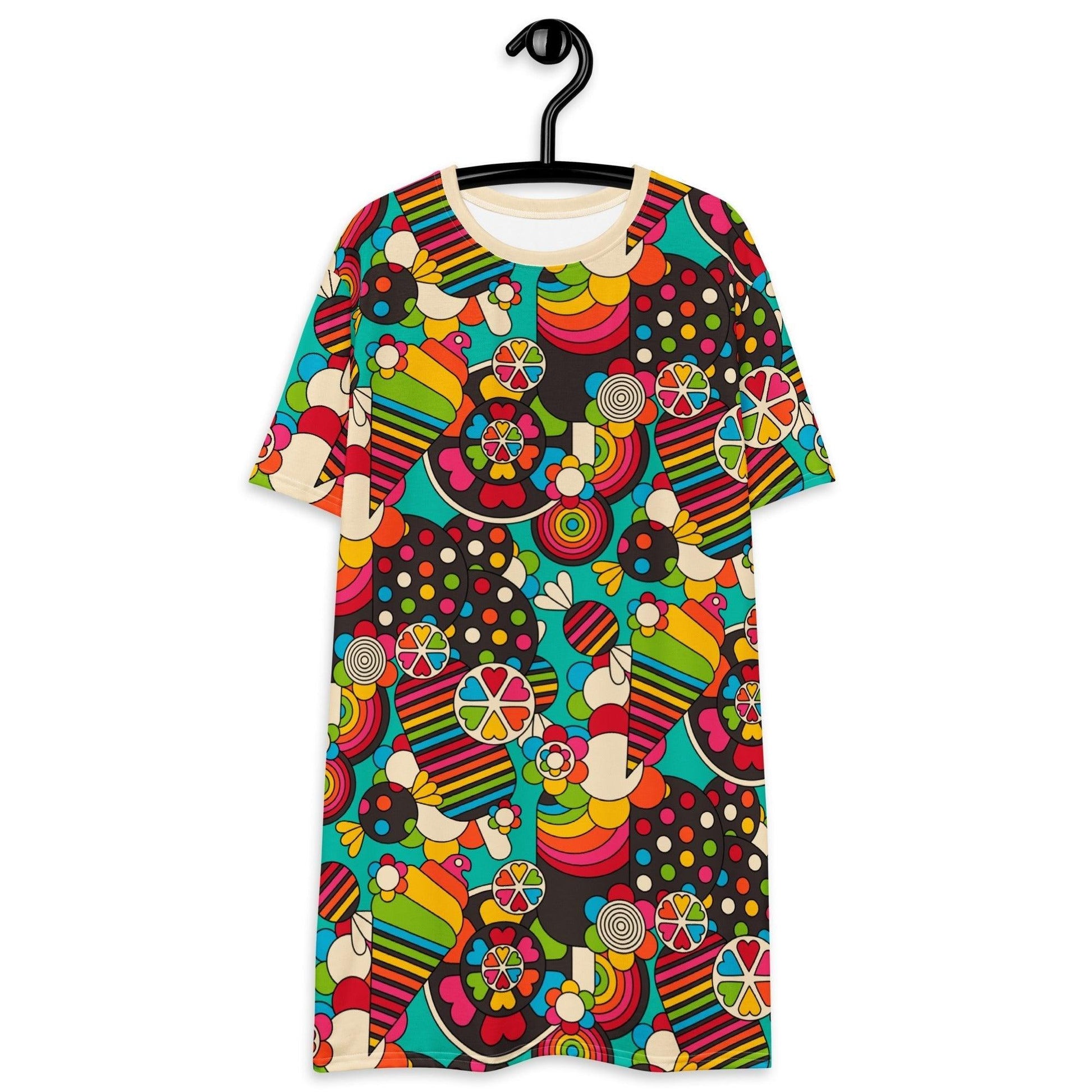 SWEET FREAK mint - T-Shirt Dress - SHALMIAK