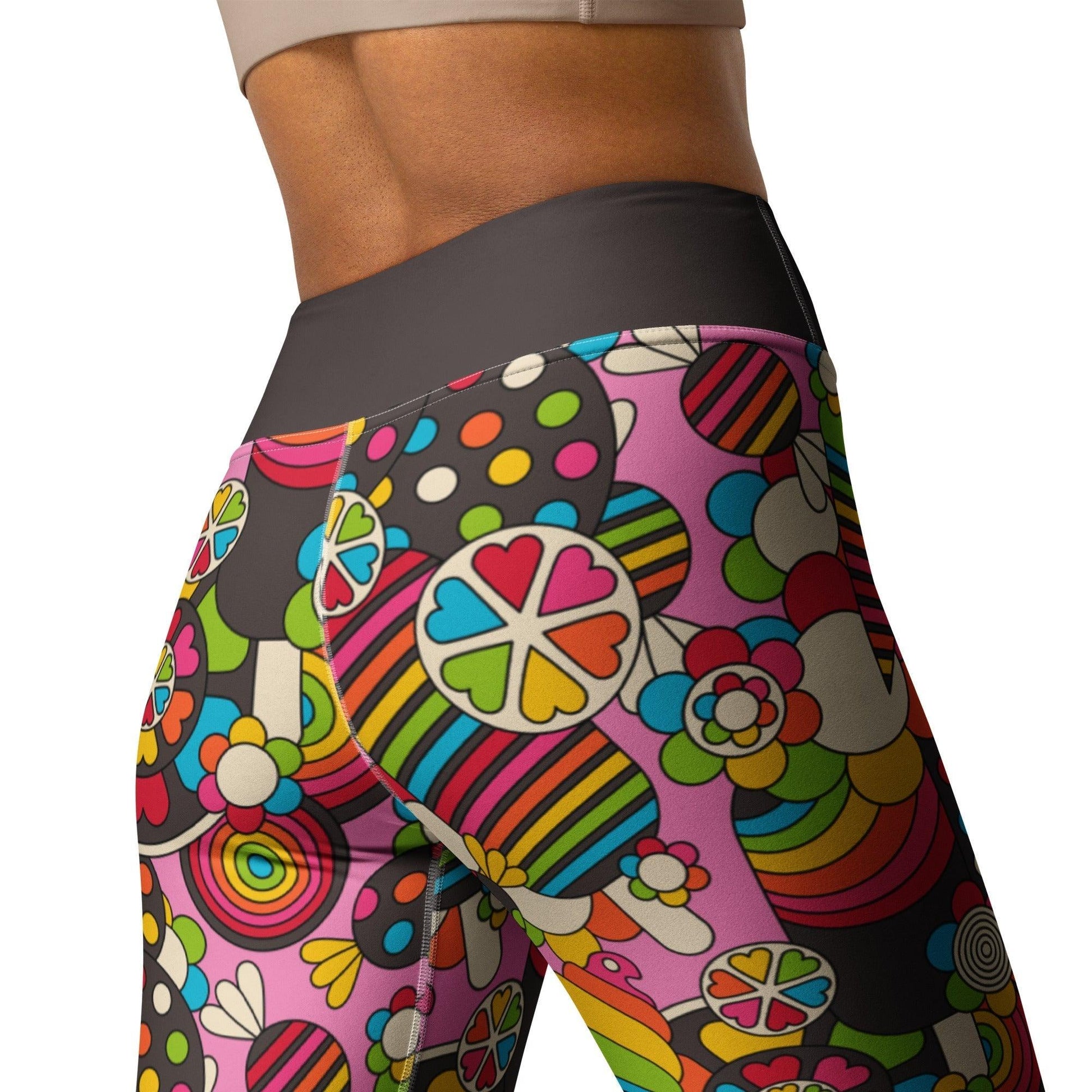 SWEET FREAK pink - 2 - Yoga Leggings - SHALMIAK