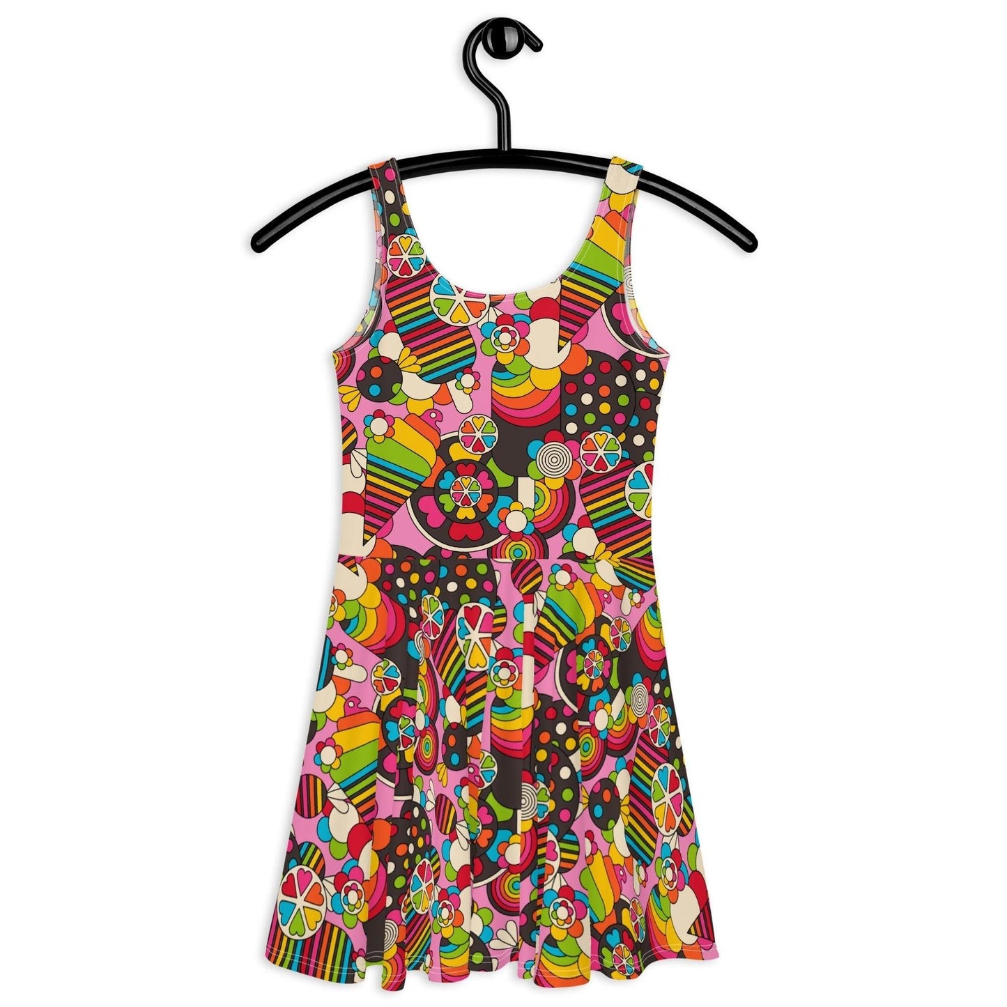 SWEET FREAK pink - Skater Dress - SHALMIAK