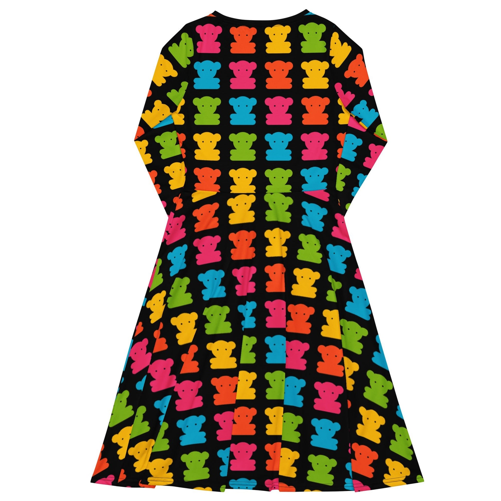 SWEET TEDDY happy black - Midi Dress With Pockets - SHALMIAK