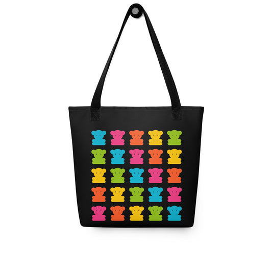 SWEET TEDDY happy black - Tote Bag - SHALMIAK