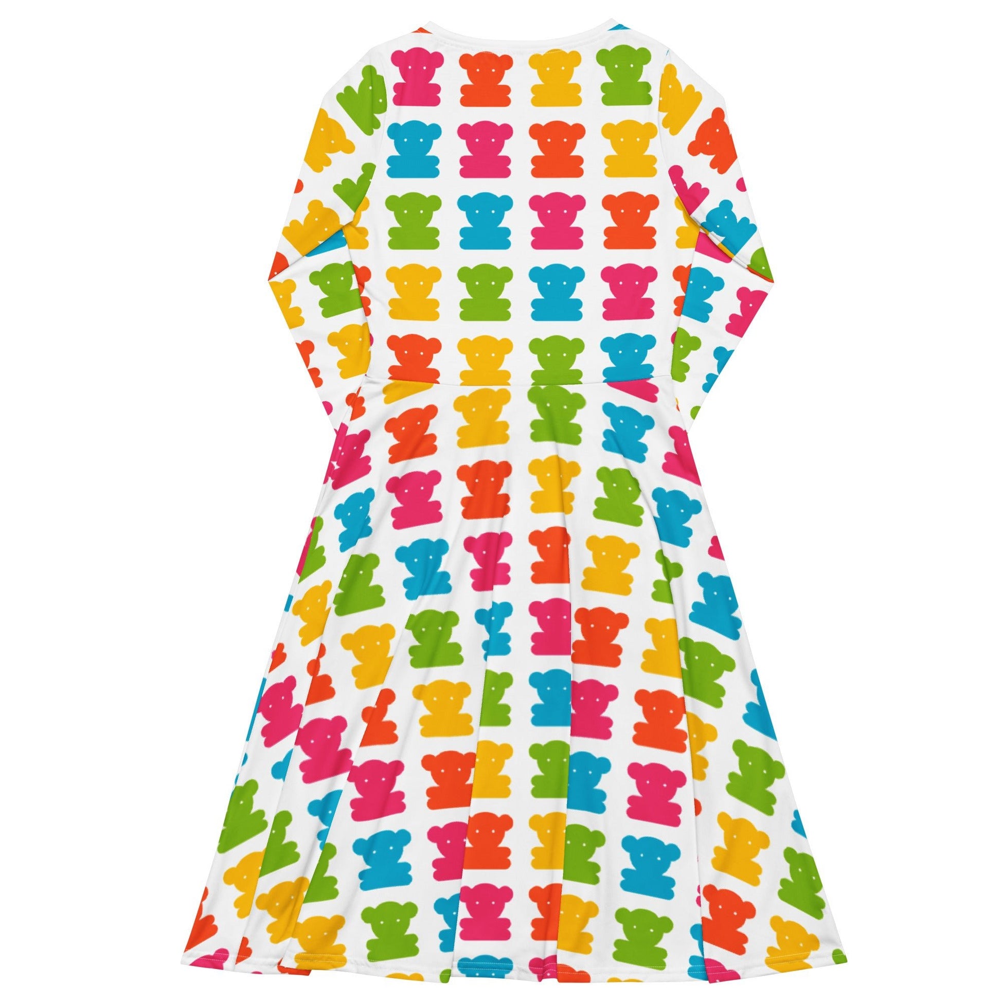 SWEET TEDDY happy white - Midi Dress With Pockets - SHALMIAK