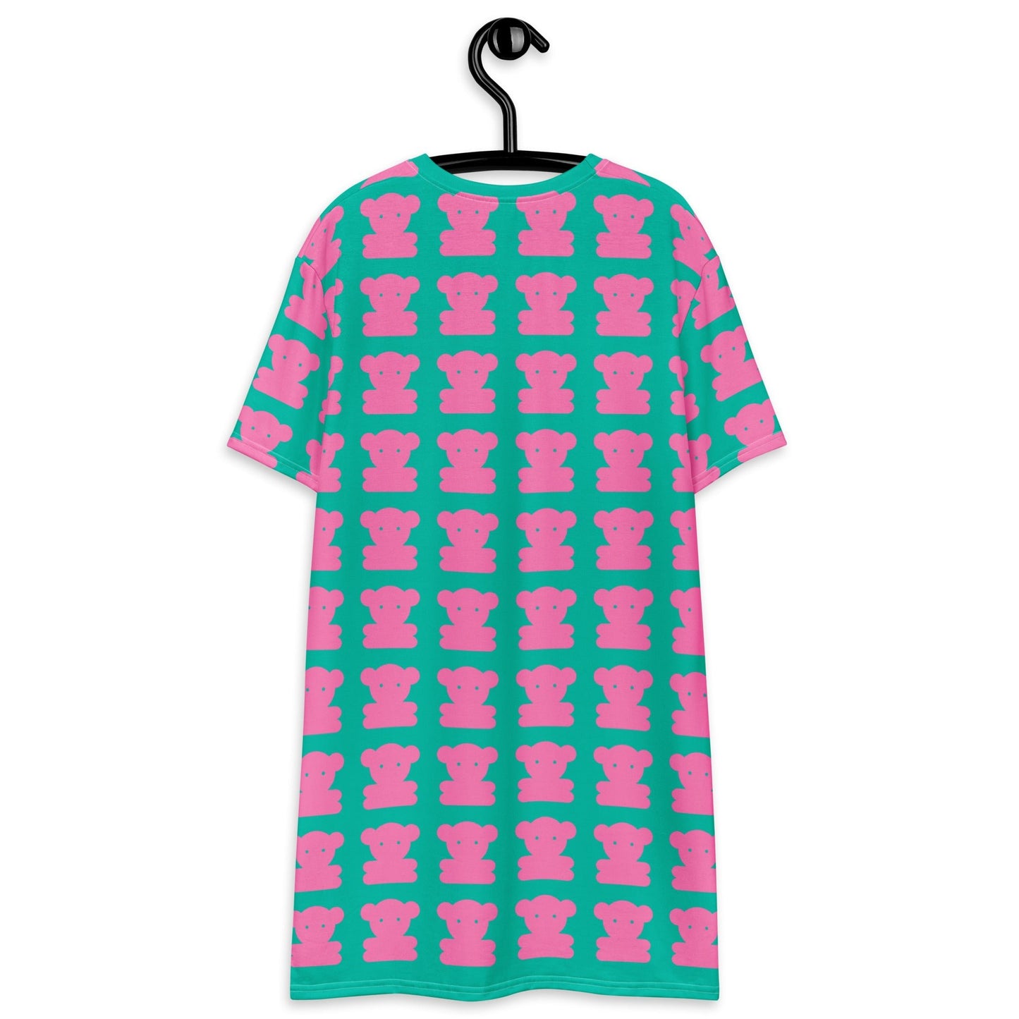 SWEET TEDDY pink mint - T-Shirt Dress - SHALMIAK