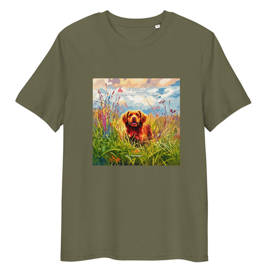 T-Shirt - A dog’s heart is the wildflower in life’s garden - SHALMIAK