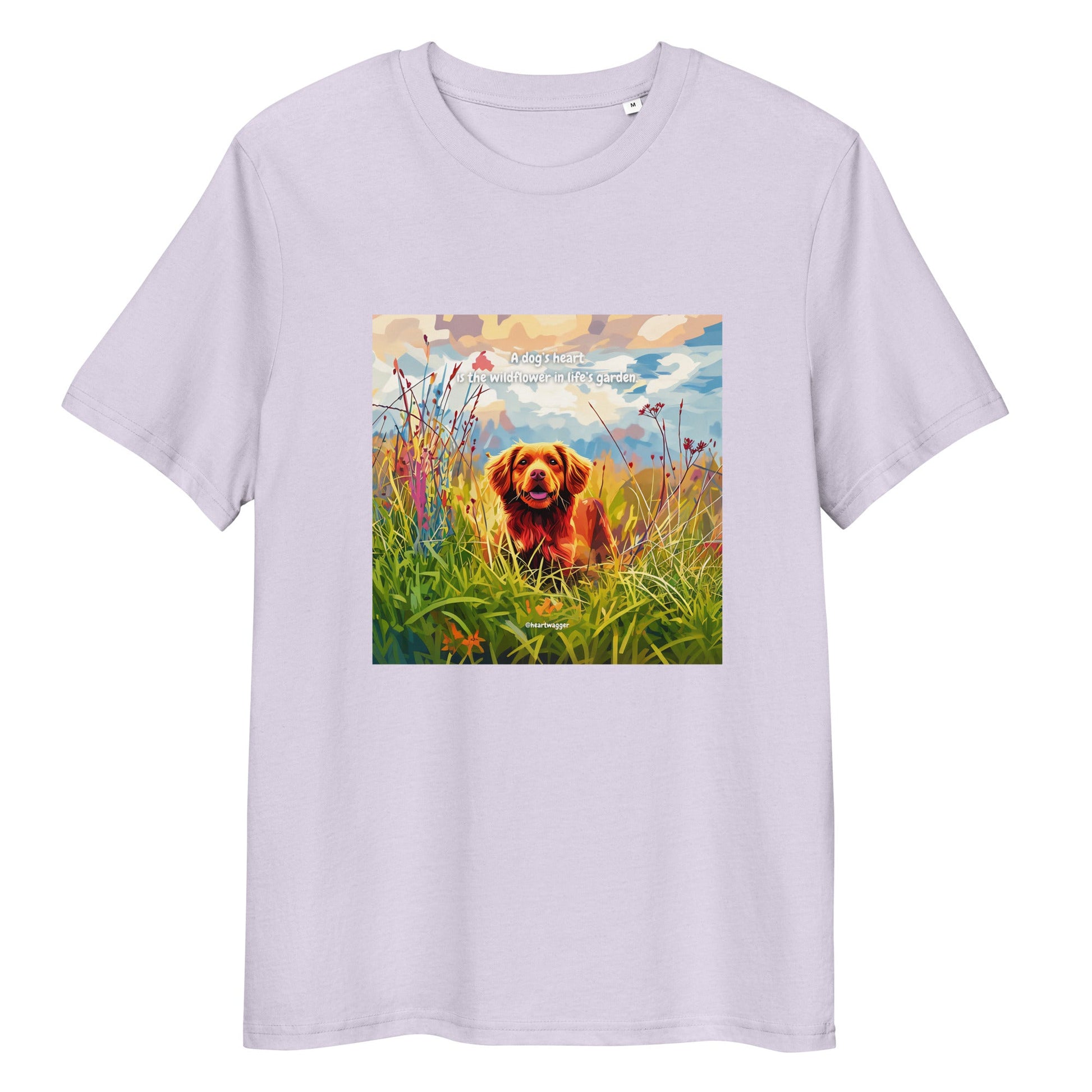 T-Shirt - A dog’s heart is the wildflower in life’s garden - SHALMIAK