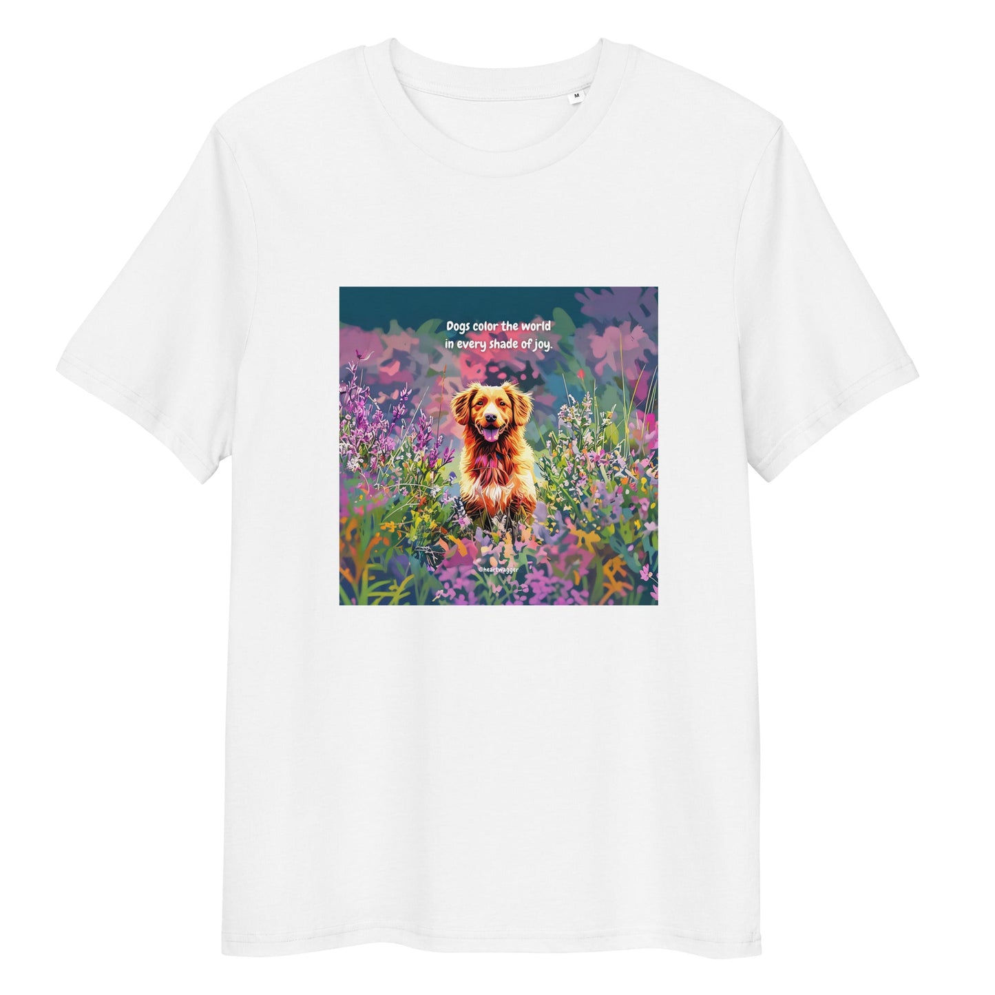 T-Shirt - Dogs color the world in every shade of joy - SHALMIAK