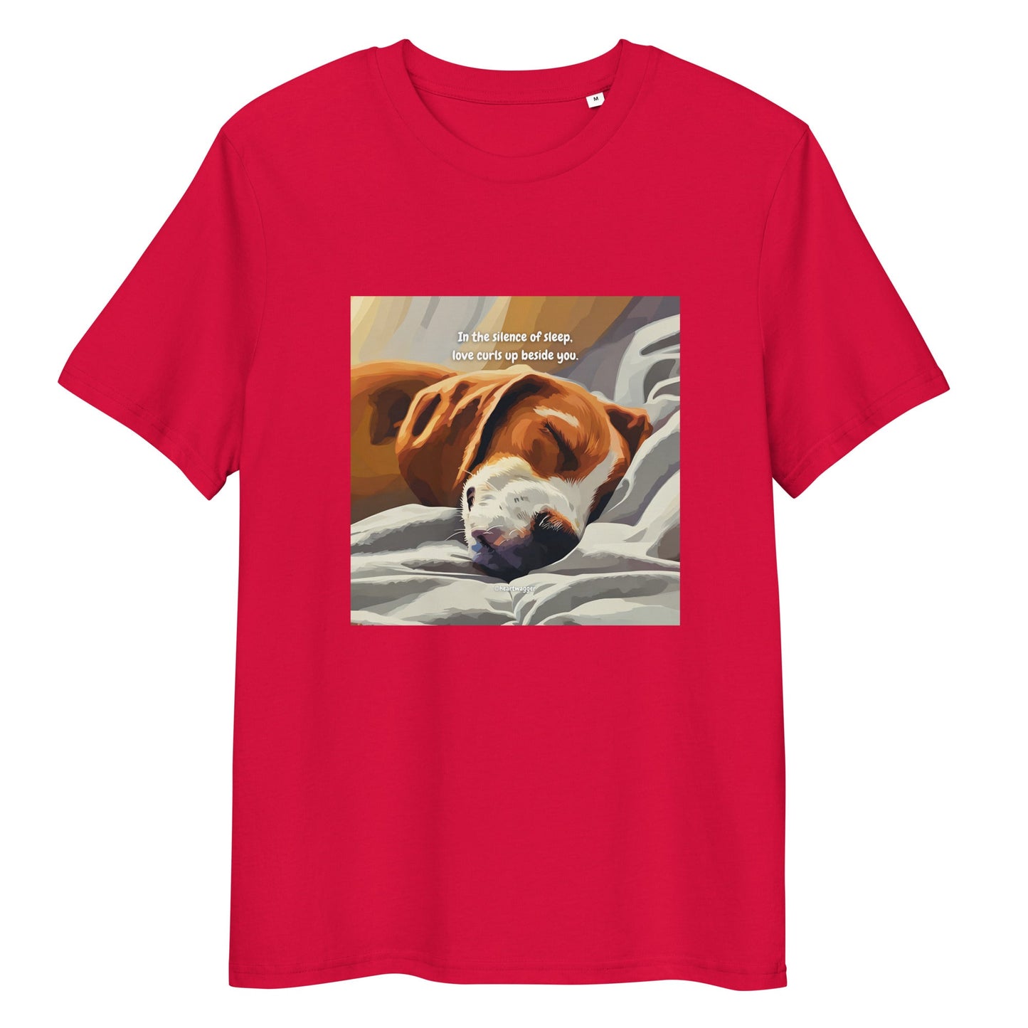 T-Shirt - In the silence of sleep, love curls up beside you