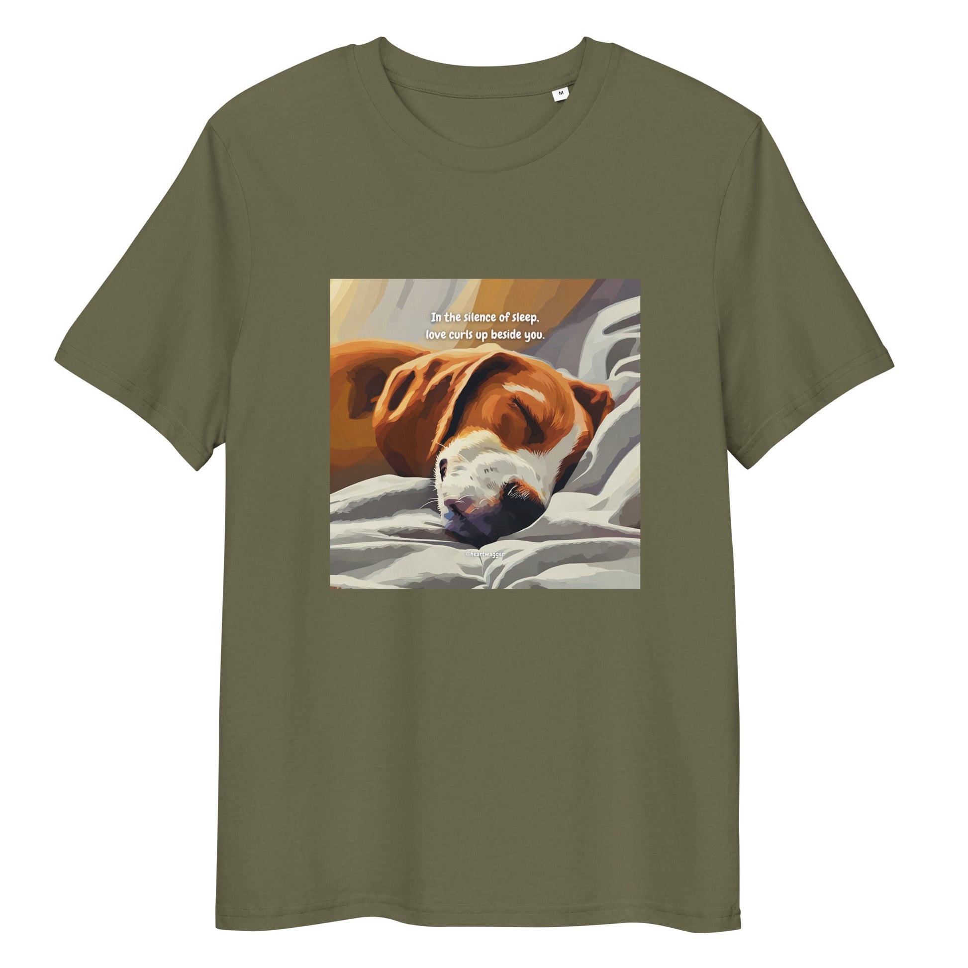 T-Shirt - In the silence of sleep, love curls up beside you