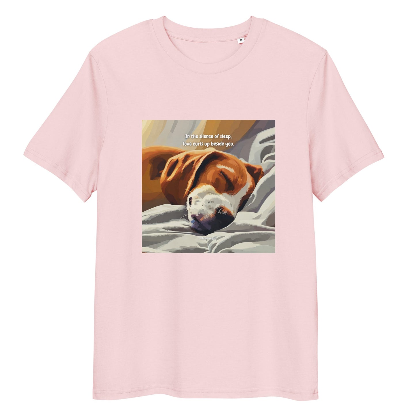 T-Shirt - In the silence of sleep, love curls up beside you