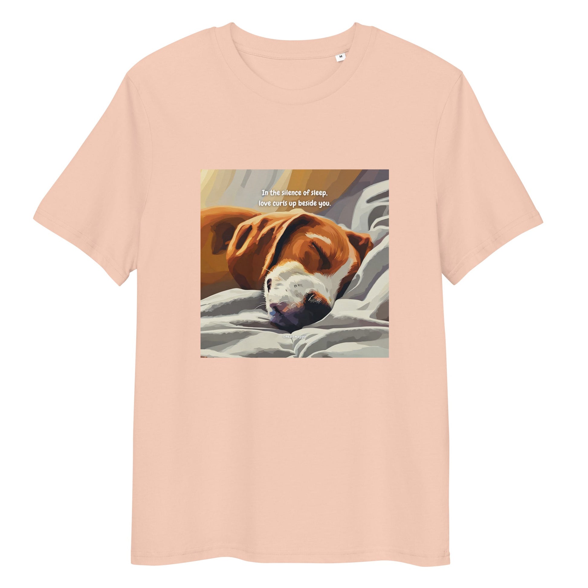 T-Shirt - In the silence of sleep, love curls up beside you