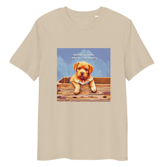 T-Shirt - Small paws, big curiosity - every day is a new adventure - SHALMIAK
