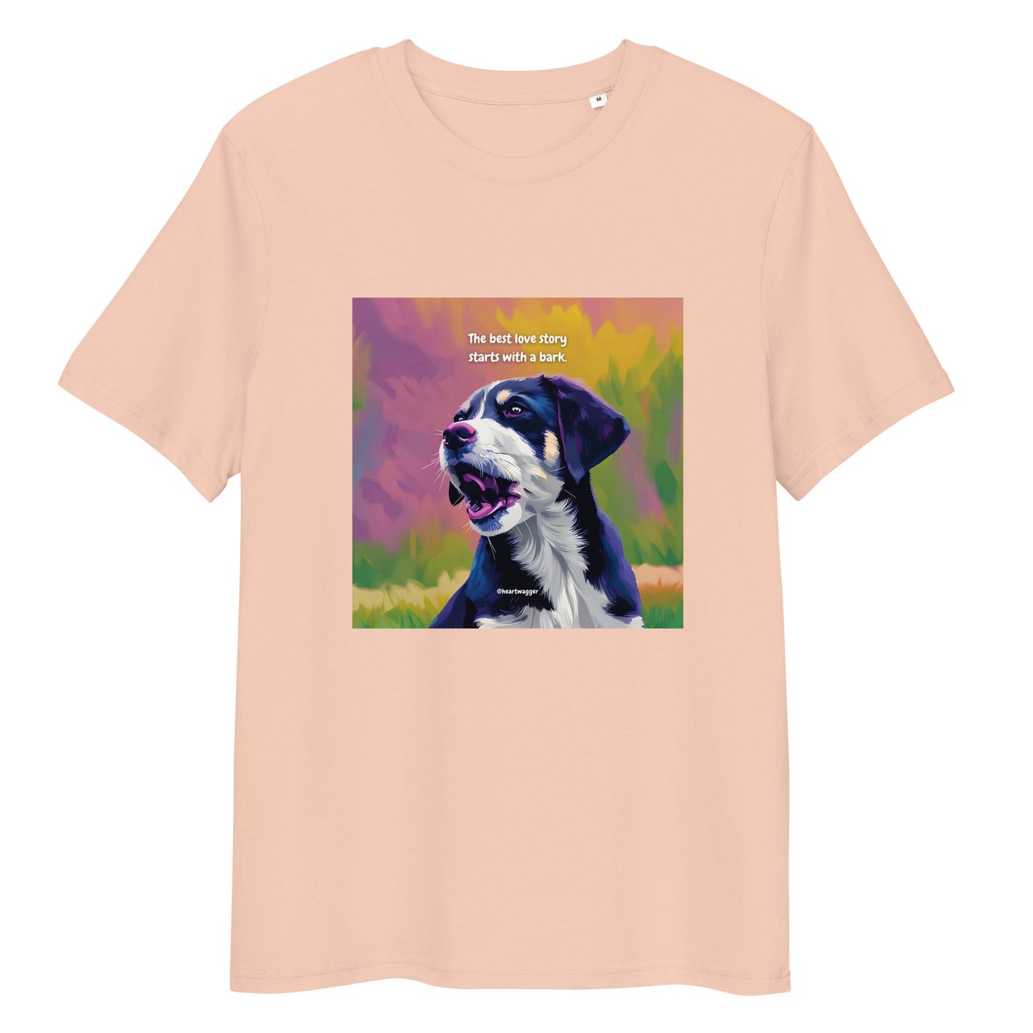 T-Shirt - The best love story starts with a bark - SHALMIAK