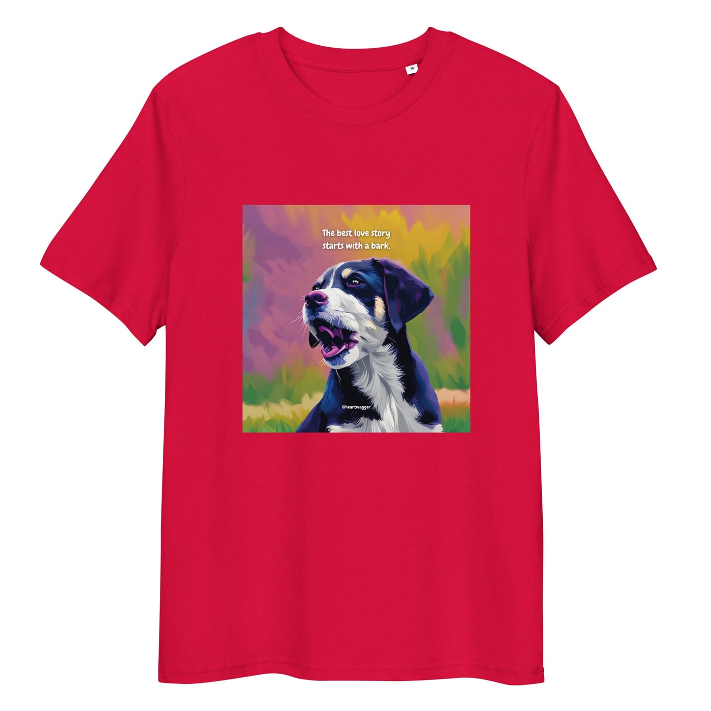 T-Shirt - The best love story starts with a bark - SHALMIAK