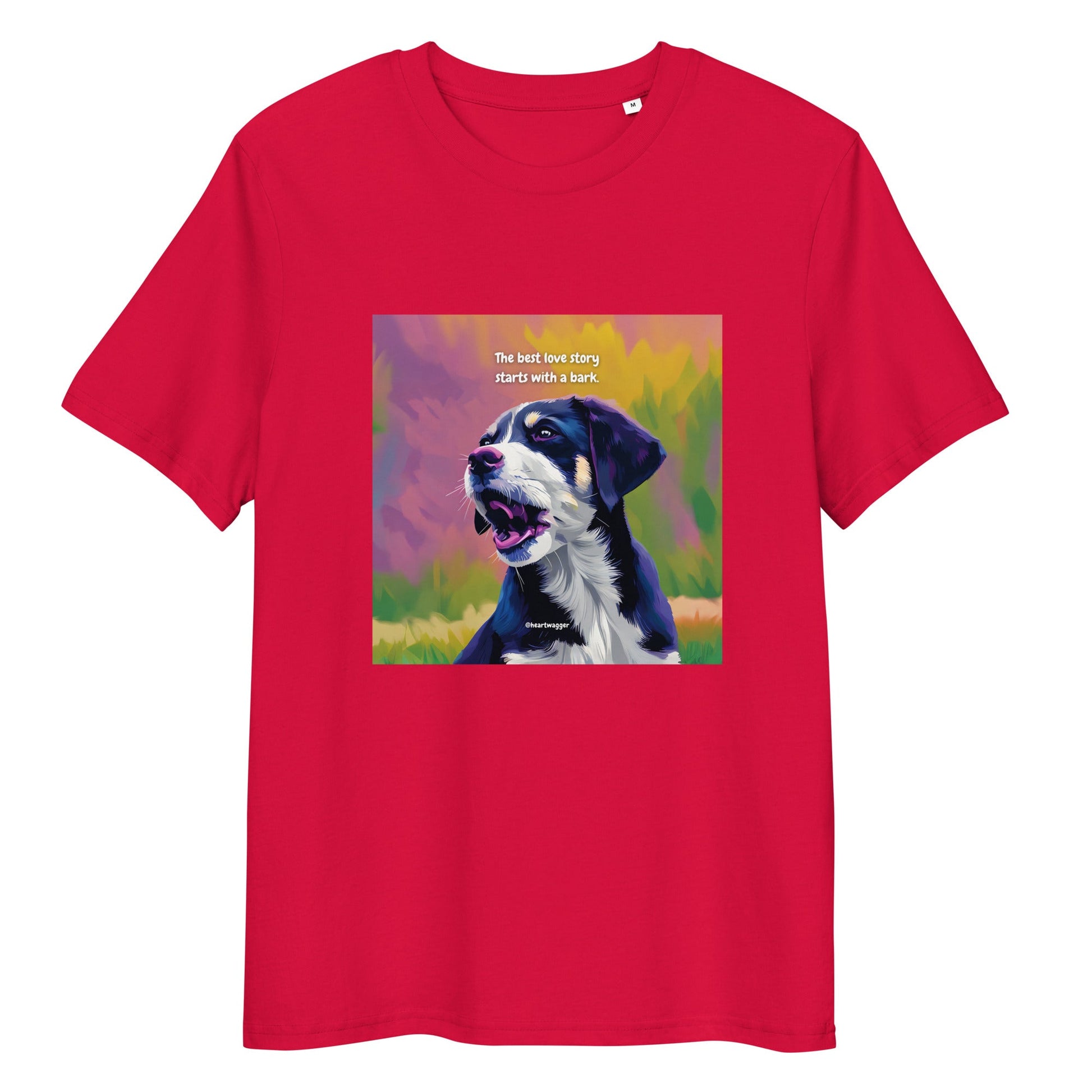 T-Shirt - The best love story starts with a bark - SHALMIAK