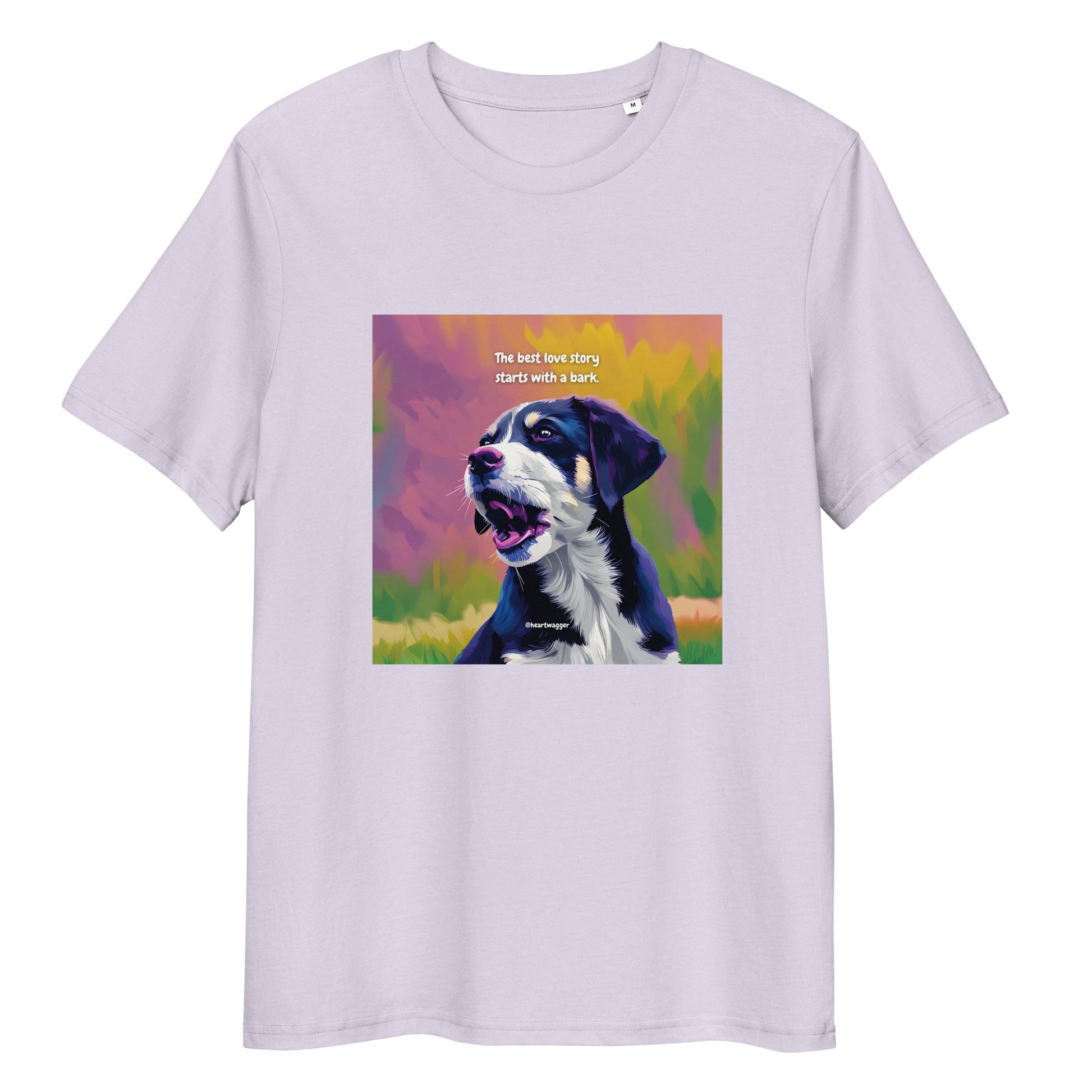 T-Shirt - The best love story starts with a bark - SHALMIAK
