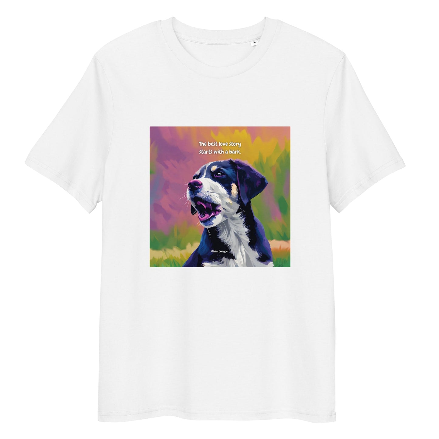 T-Shirt - The best love story starts with a bark - SHALMIAK