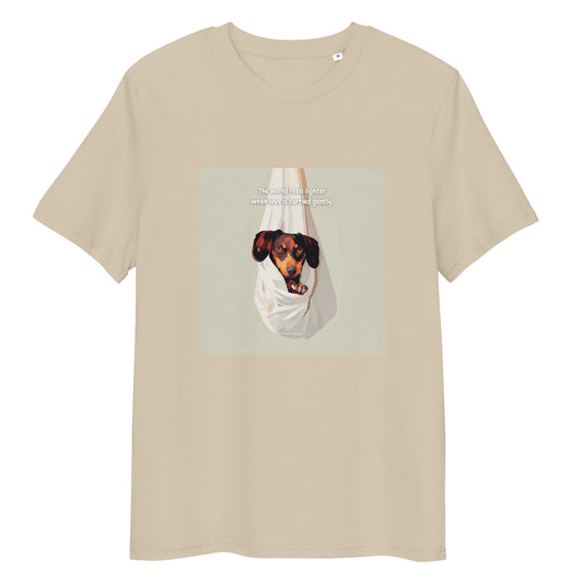 T-Shirt - The world feels lighter when love is carried gently - SHALMIAK