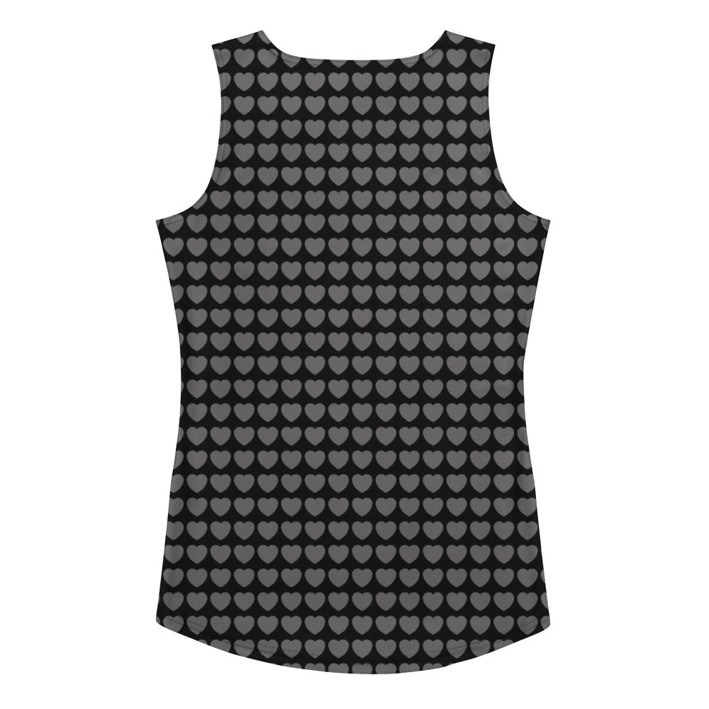 Tank Top - HERTTAHOUND HEARTS grey - SHALMIAK
