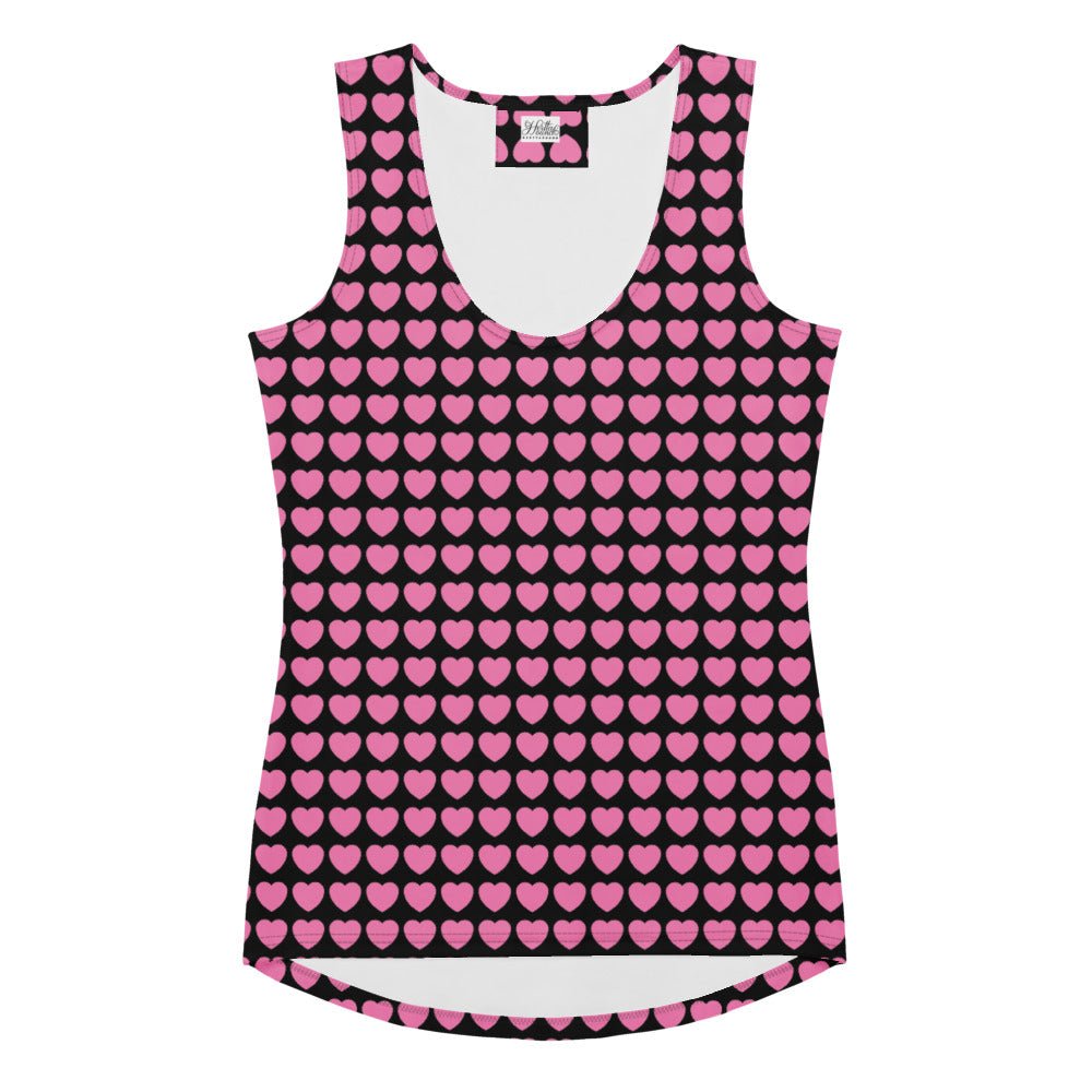 Tank Top - HERTTAHOUND HEARTS pink - SHALMIAK