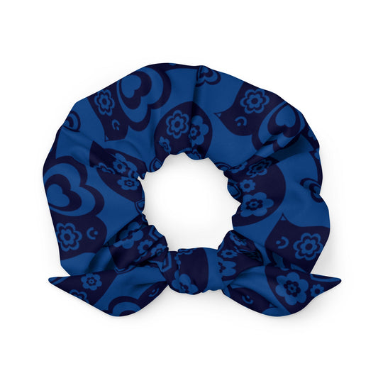TWEET LOVE dark blue - Scrunchie - SHALMIAK