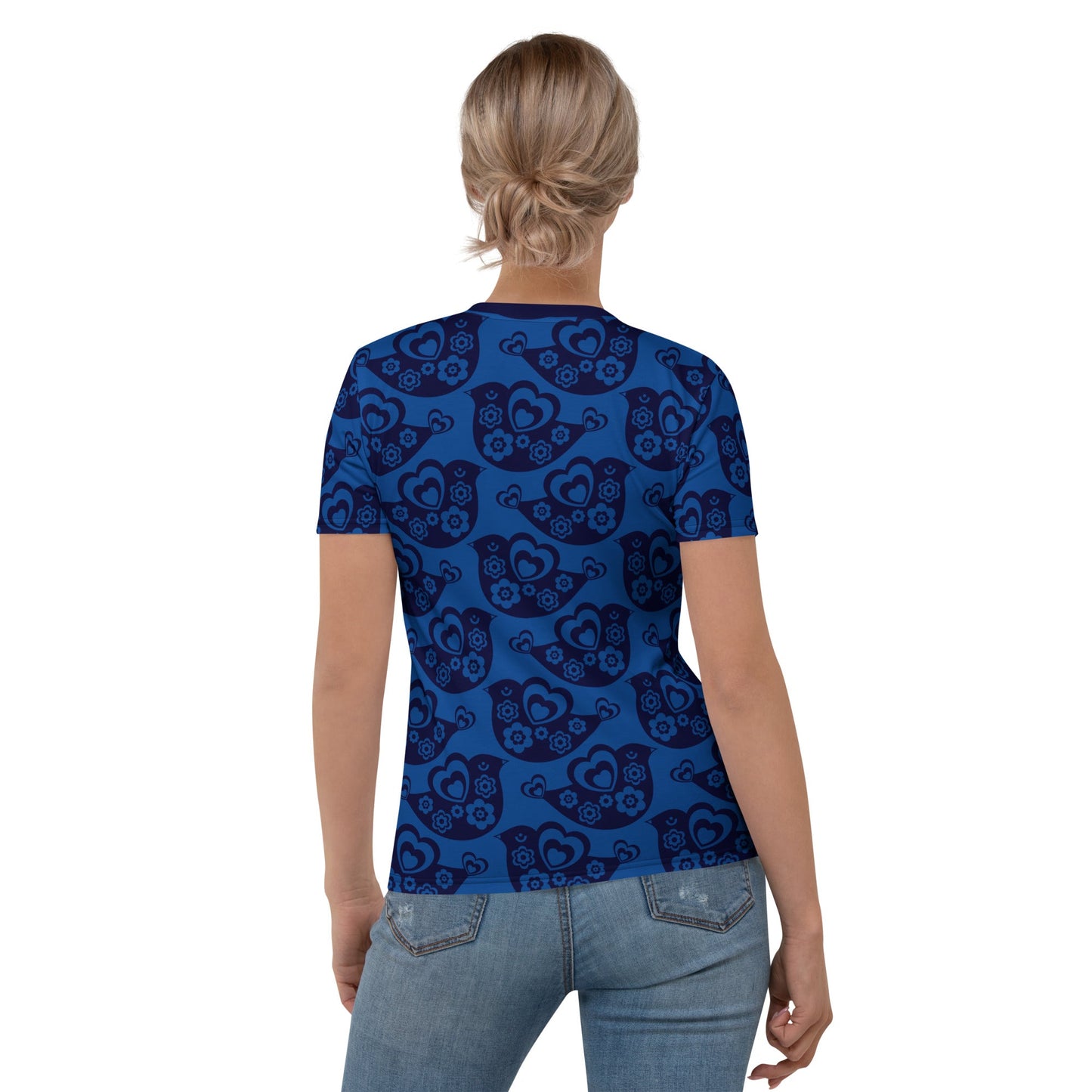 TWEET LOVE dark blue - Woman's T-shirt - SHALMIAK