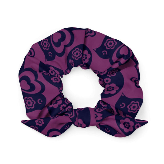TWEET LOVE plum - Scrunchie