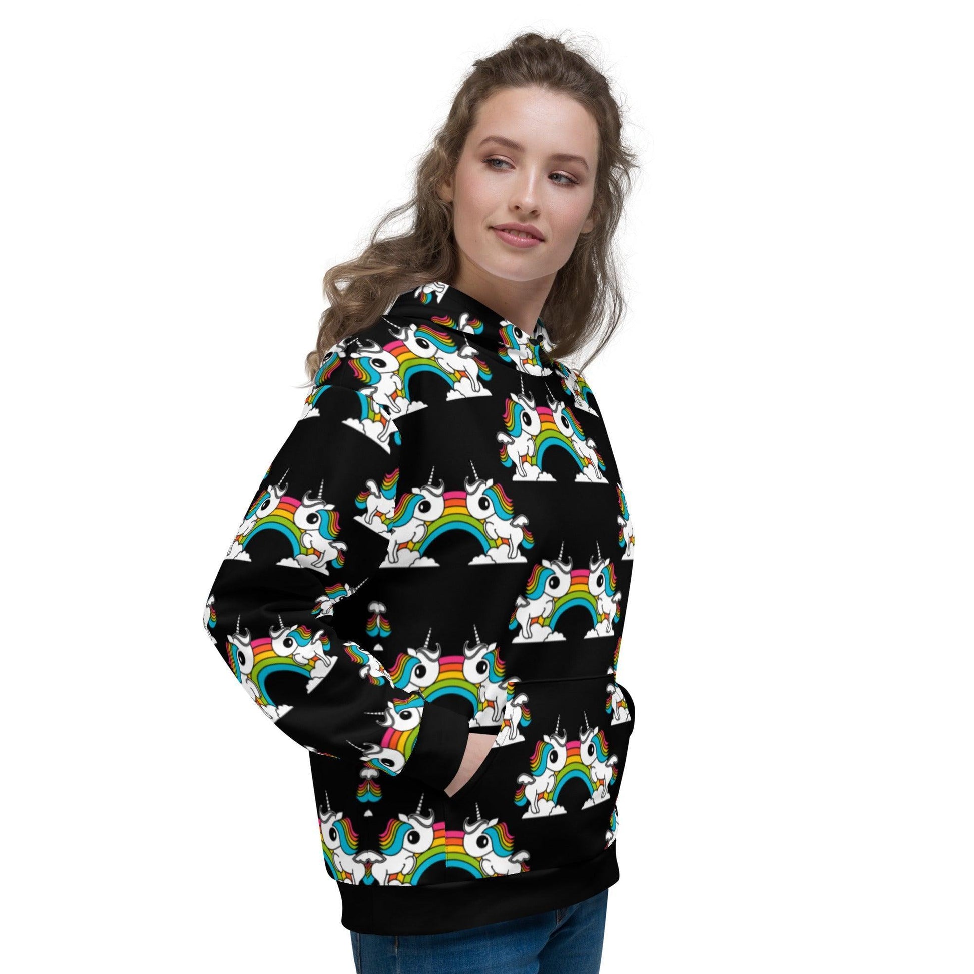 UNIQUE black - Hoodie - SHALMIAK