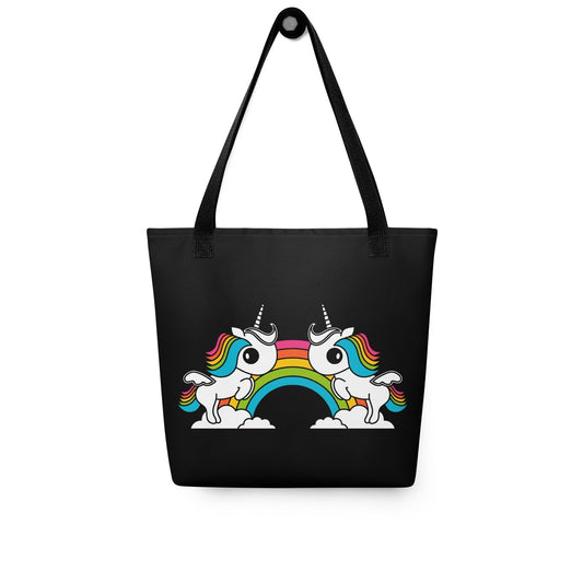 UNIQUE black - Tote Bag - SHALMIAK