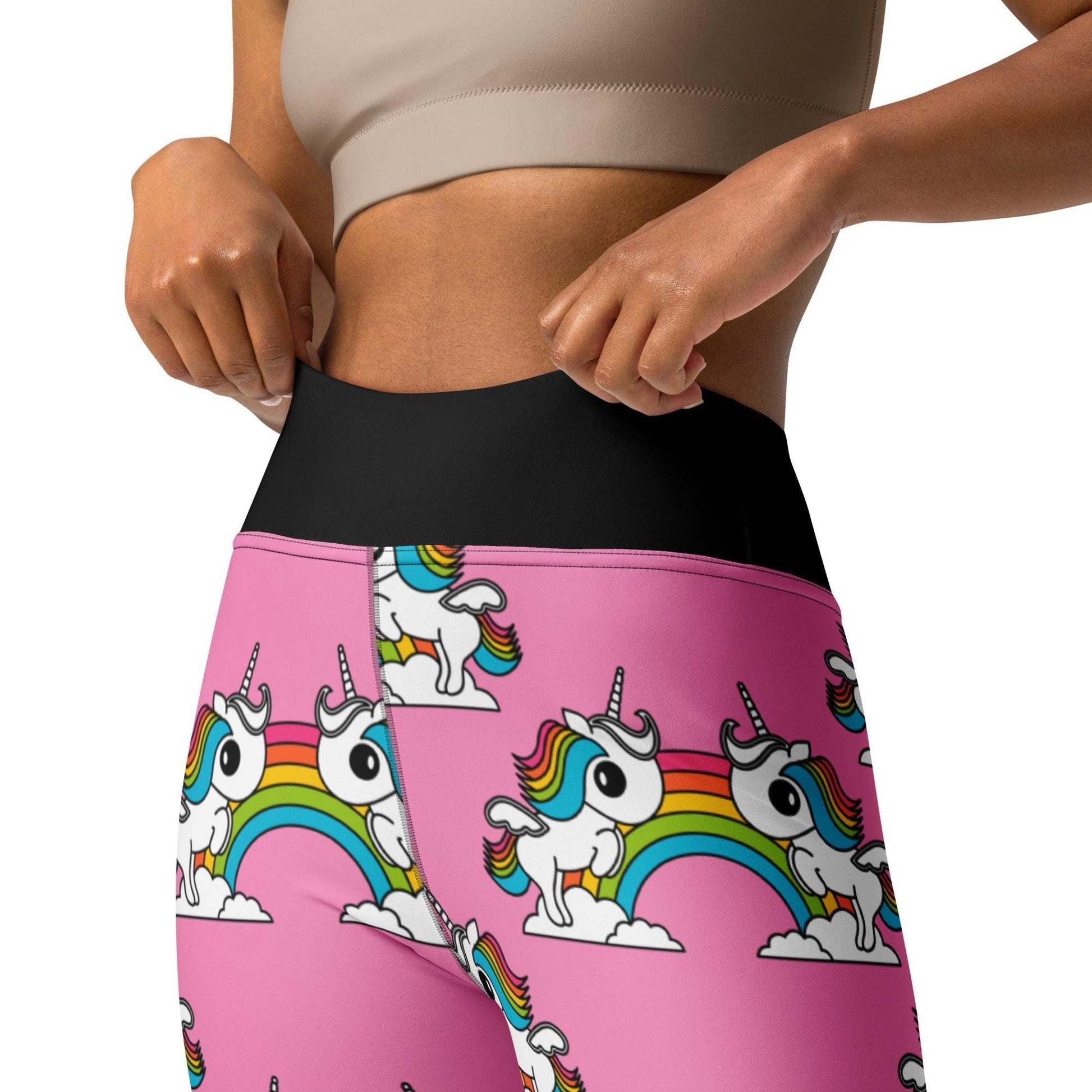 UNIQUE pink - 2 - Yoga Leggings - SHALMIAK