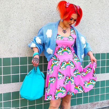 Skater Dress - UNIQUE pink