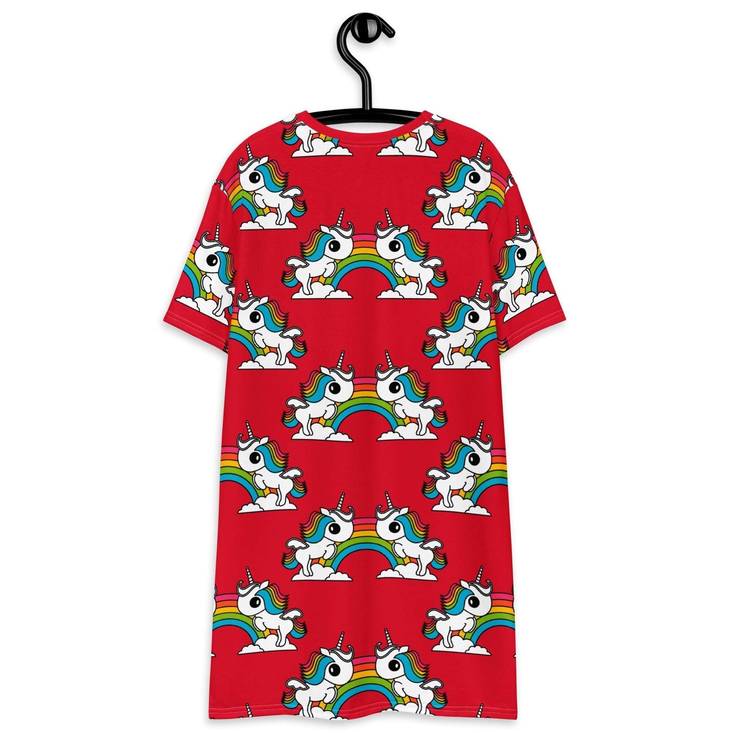 T-Shirt Dress - UNIQUE red