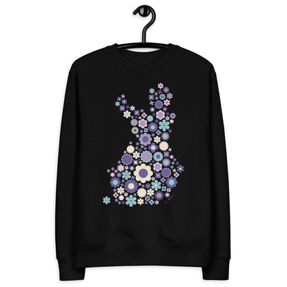 Unisex Eco Sweatshirt - FIN BLOOM POP purple - SHALMIAK