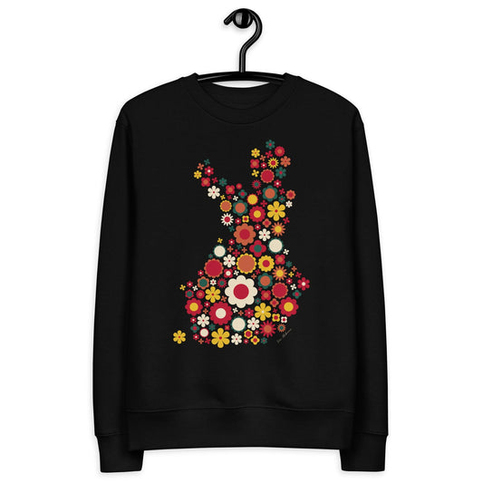 Unisex Eco Sweatshirt - FIN BLOOM POP retro - SHALMIAK