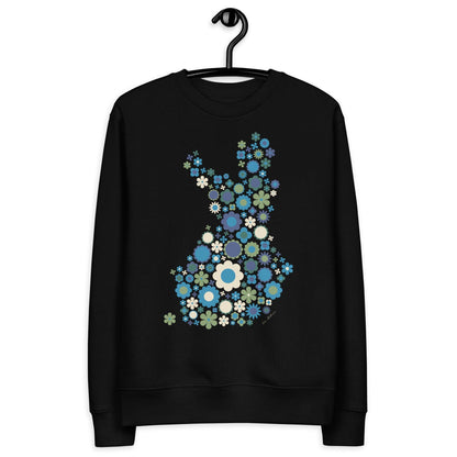 Unisex Eco Sweatshirt - FIN BLOOM POP blue green - SHALMIAK