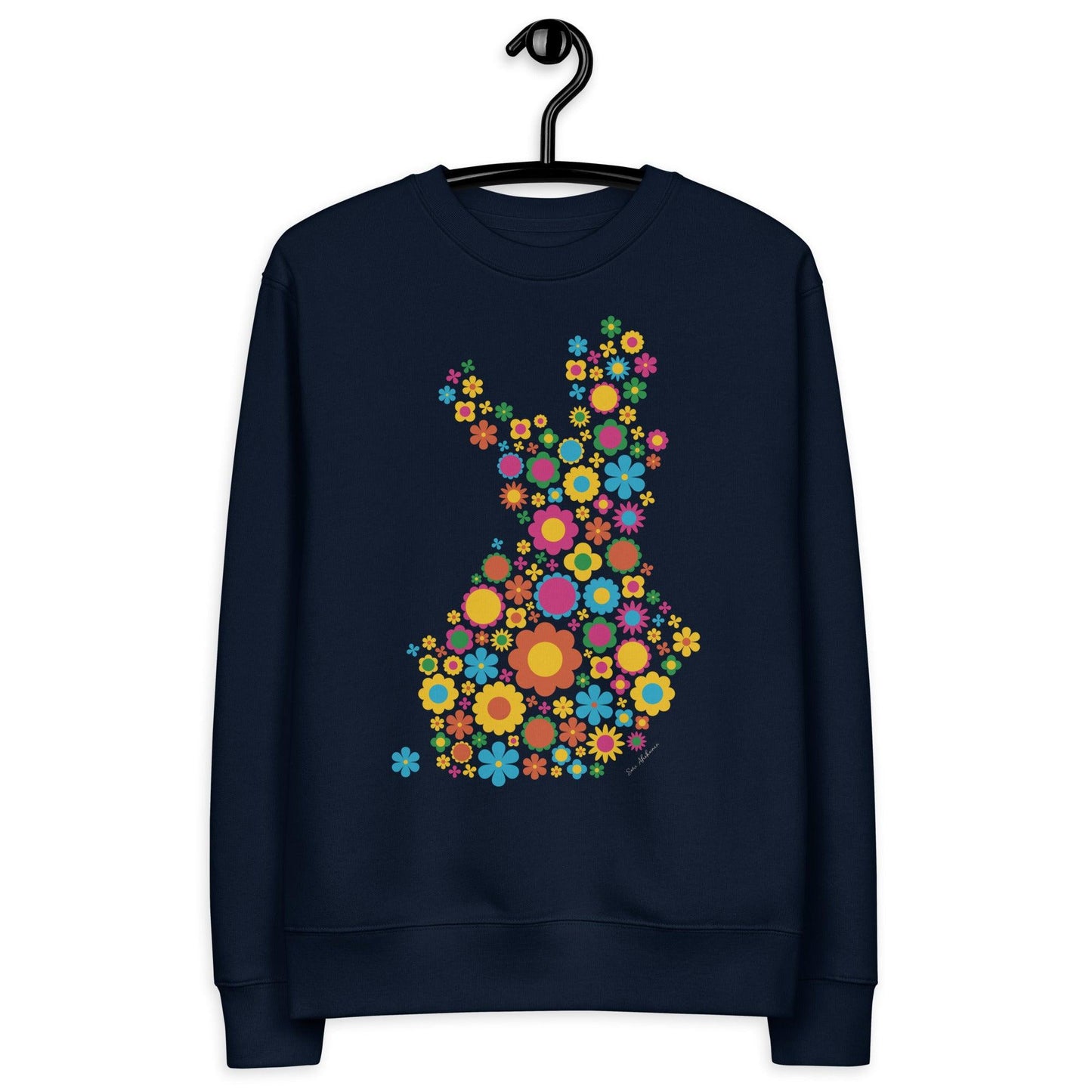 Unisex Eco Sweatshirt - FIN BLOOM POP happy - SHALMIAK