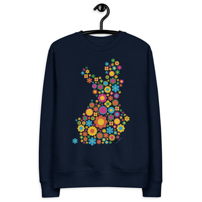 Unisex Eco Sweatshirt - FIN BLOOM POP happy - SHALMIAK