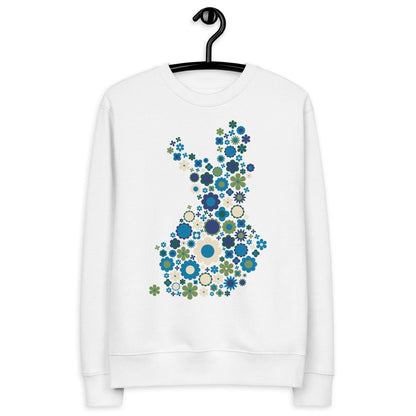 Unisex Eco Sweatshirt - FIN BLOOM POP blue green - SHALMIAK