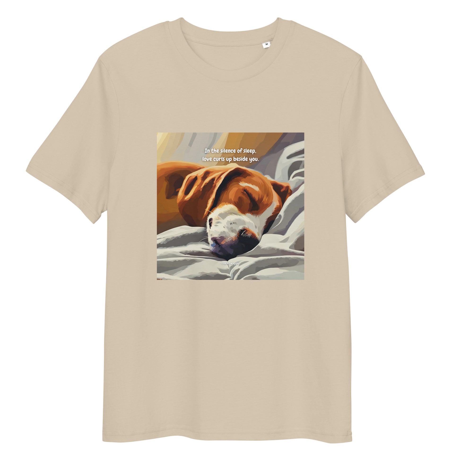 T-Shirt - In the silence of sleep, love curls up beside you