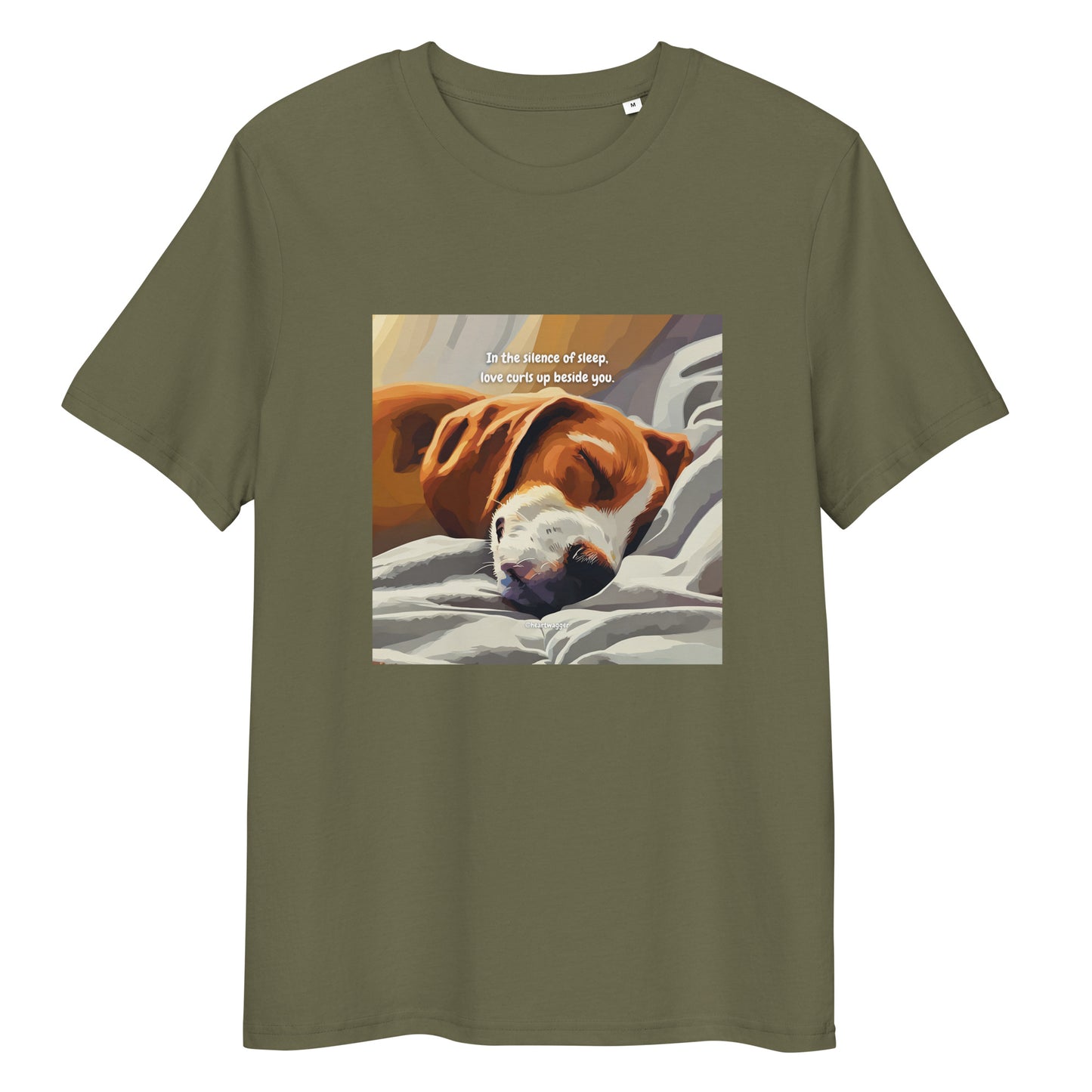 T-Shirt - In the silence of sleep, love curls up beside you